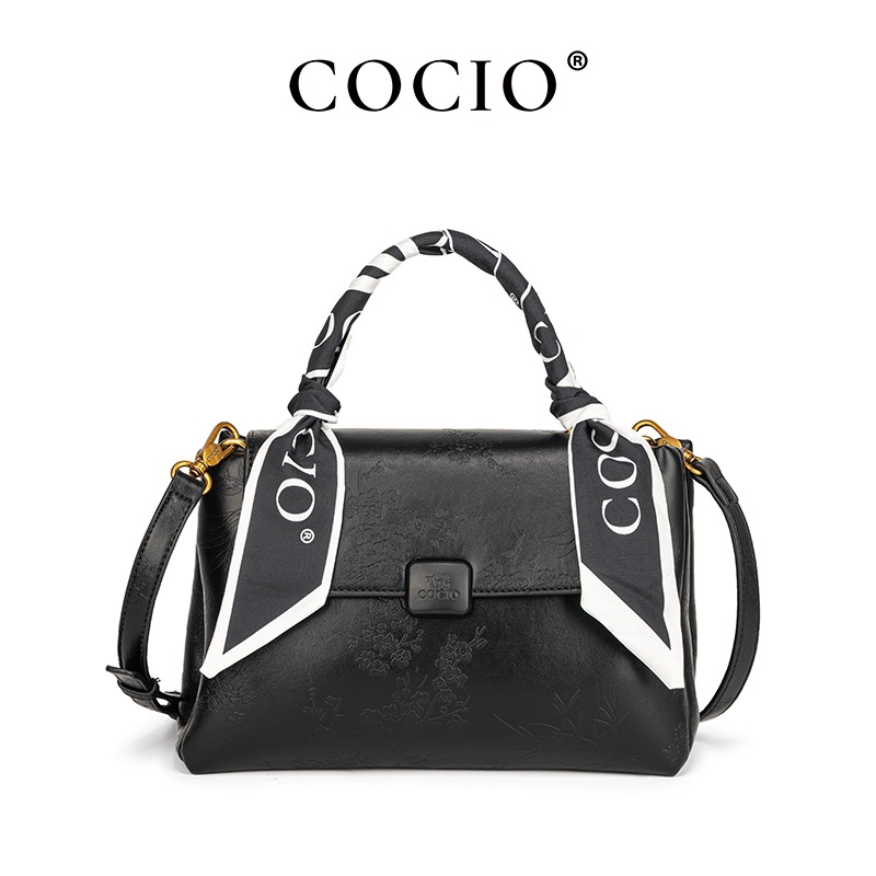 COCIO Free shipping new designer Shoulder totes Bags For woman bag handbag black white women cross body tote Bag