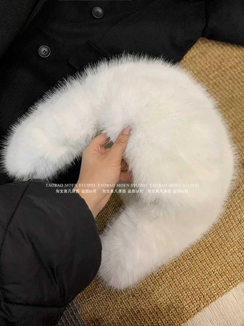 Korean Ins Imitation Mink P Hat Winter Wen Ear Protection Bber Hats Fashion Warm Fluffy Faux Fur Ski Beanies Y2k Gift Y250920
