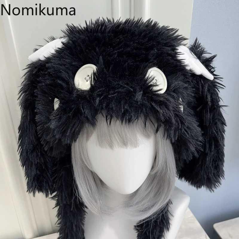2025 New Rabbit Ears Hats Korea Chic Cute Thicked P Pr Furry C Winter Warm Kee Funny Photogrhy Wens Cs Y250920