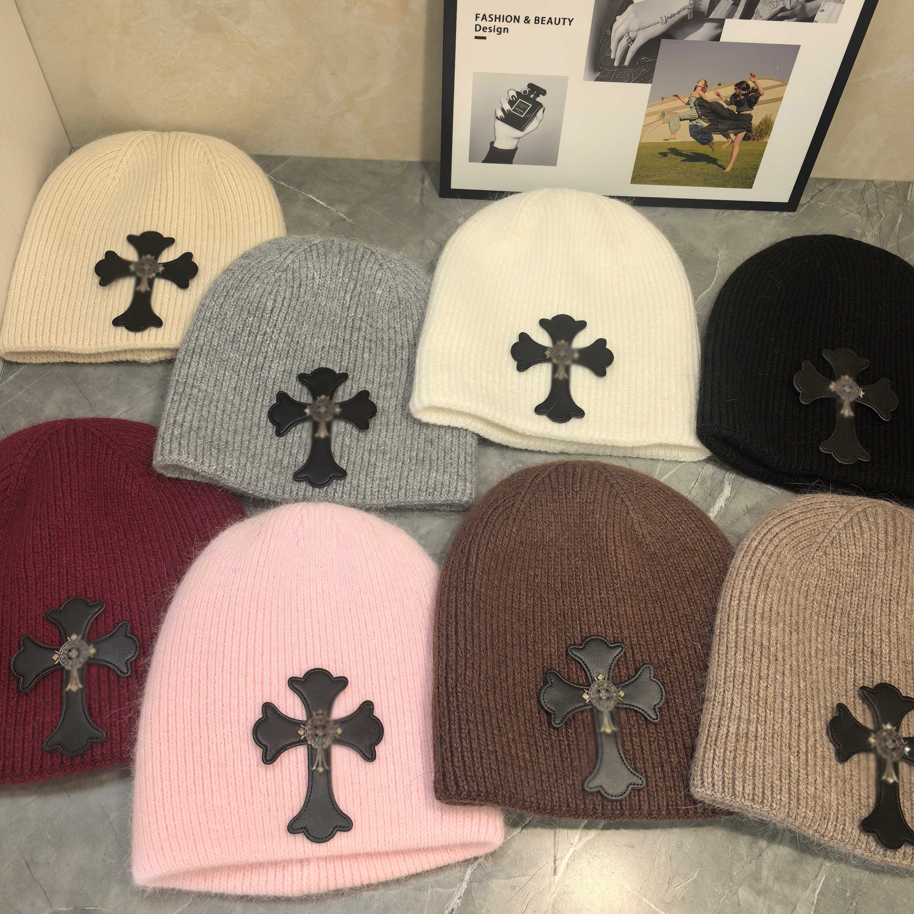 Chromschrombeanie designer cap fashionable bonnet dressy autumn hats for men skull outdoor womens hat cappelli travel skiing Knitted hat