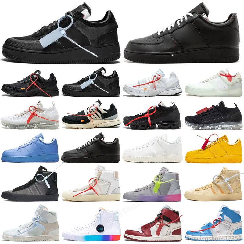 Mens womens running Shoes Off prestos white mac volt green black fly racer Chaussures designer Zapatos Triple Black Casual 2025