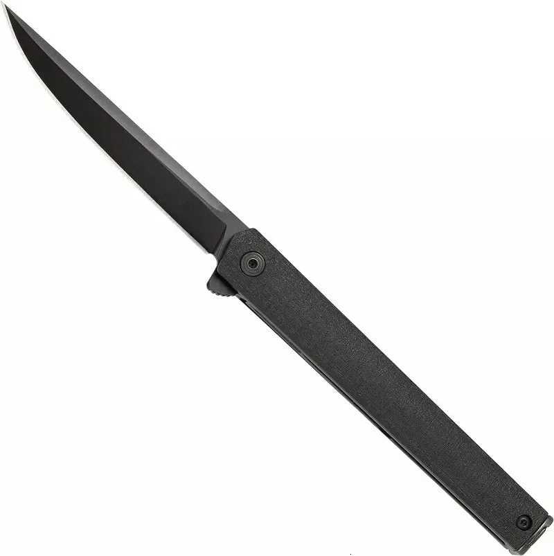 Kitchen knives CR 7097 CEO Blackout EDC Folding Pocket Knife Outdoor Camping Survival Gentlemans Knife 7097KBLACKWHITE F250920