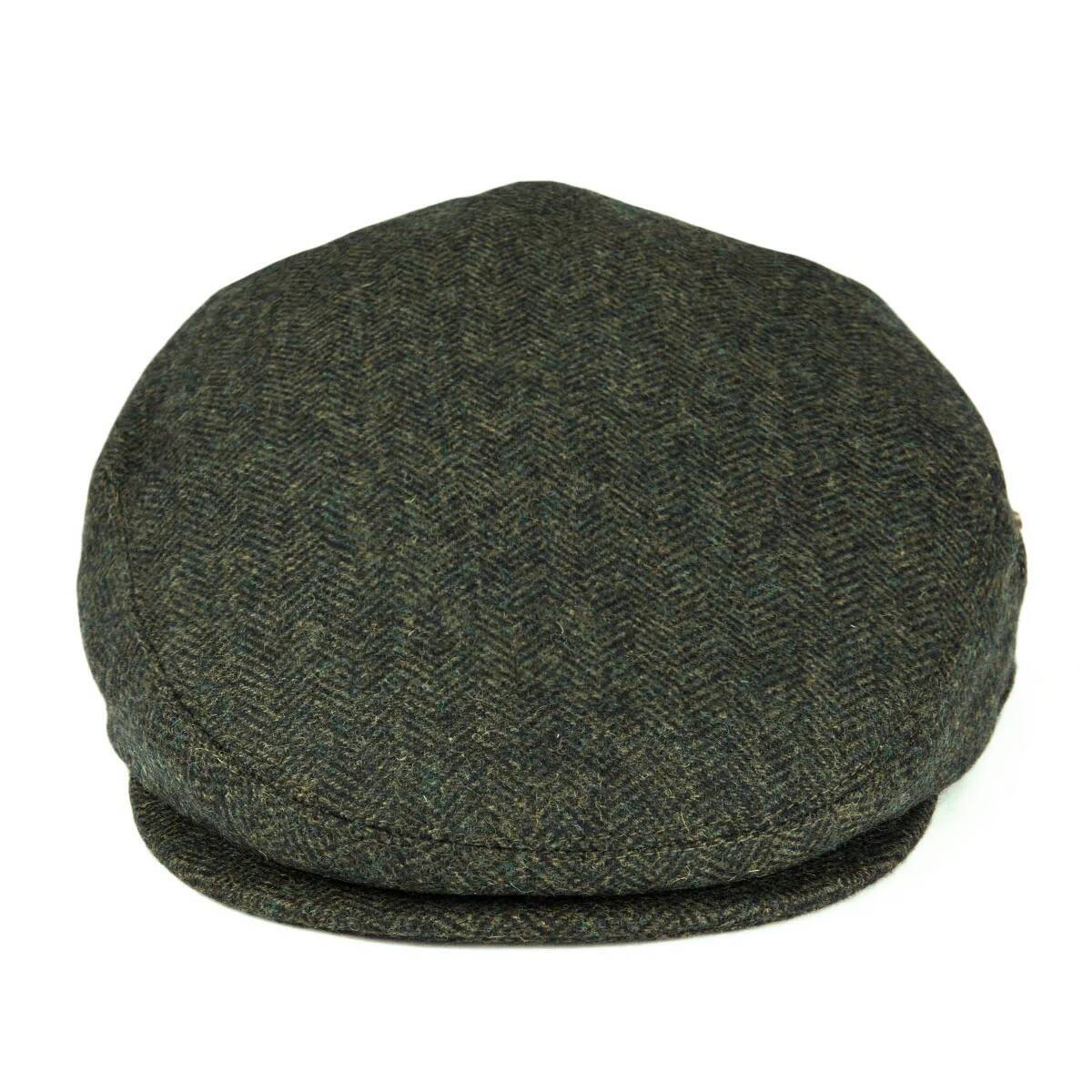 Wool Tweed Herringbone Irish Cap Men Women Beret Cabbie Driver Hat Newsboy Caps Golf Ivy Flat Hats Green Navy Black ddmythur