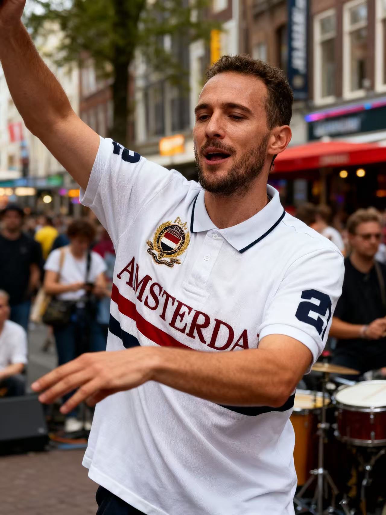 Cotton-Polyester Mixture Casual Menswear - Ventilated Fashion T-Shirts Available from Small up to Double Extra Large