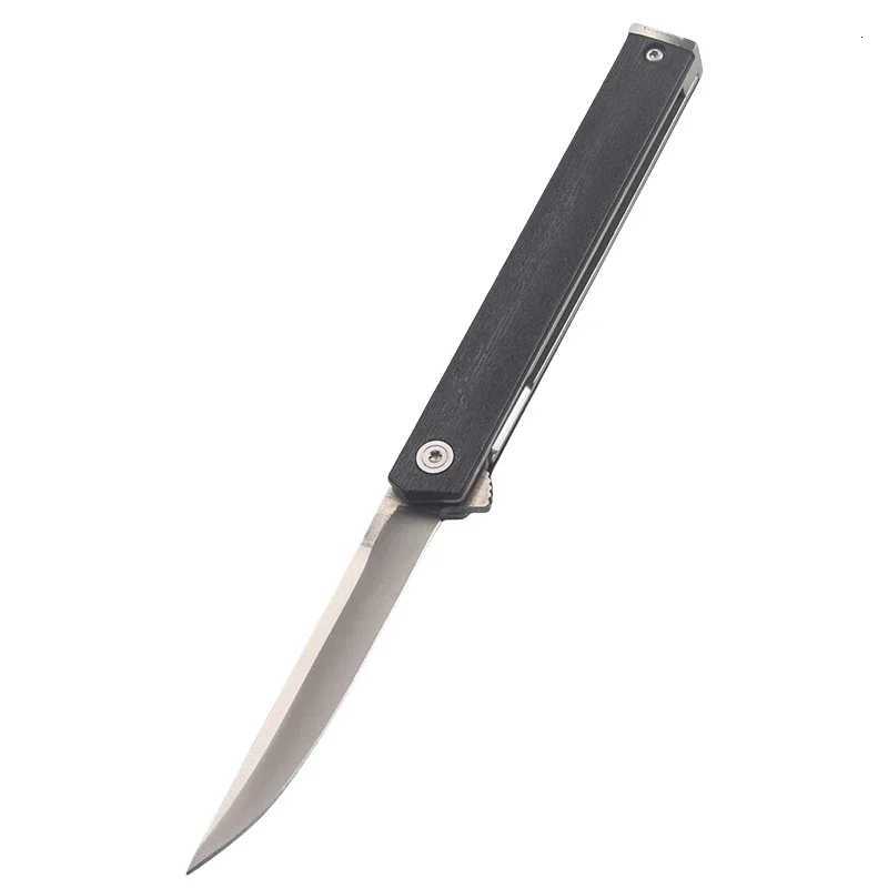 Kitchen knives CR 7097 CEO Blackout EDC Folding Pocket Knife Outdoor Camping Survival Gentlemans Knife 7097KBLACKWHITE F250920