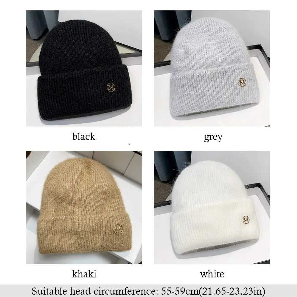 Wen Men Autumn Winter Warm Knitted Hat Cute Ear Protection Casual Outdoor Riding Windproof Coldproof Bonnet Cs Y250920