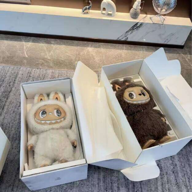 Children's toys as birthday gifts Leader Vinyl Plush Labubu Grand 58Cm Angel Figure Blind Box Handmade Valentine's Day Gift