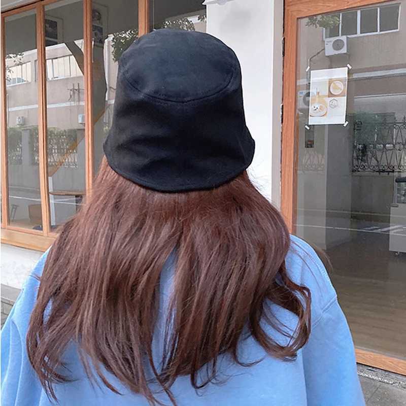 Korean Suede Hat for Wen Solid Color Foldable Fisherman C Outdoor Sunscreen Fem Panama Sun Hats Y250920