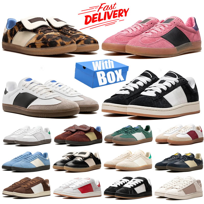 with box designer shoes vegan sneakers casual shoes Black White Gum Nylon Silver leather Red cream orange mens womens trainers outdoor sport sneaker