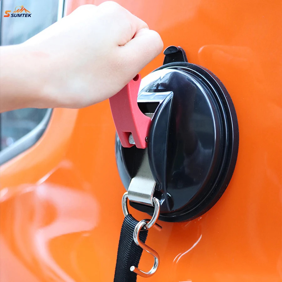Heavy Duty Suction Cup Anchors StrongMultiFunction Car Mount Camping Tarp Accessories with Securing Hooks 250919
