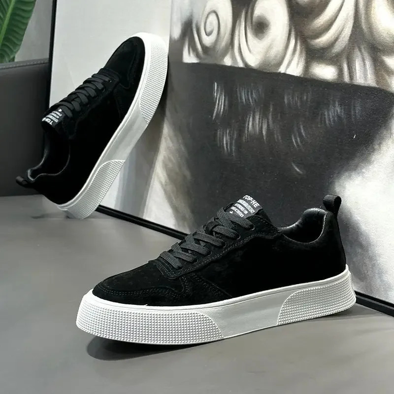 suede board shoes fashionable and versatile trendy shoes sneakers shoes for men 250919