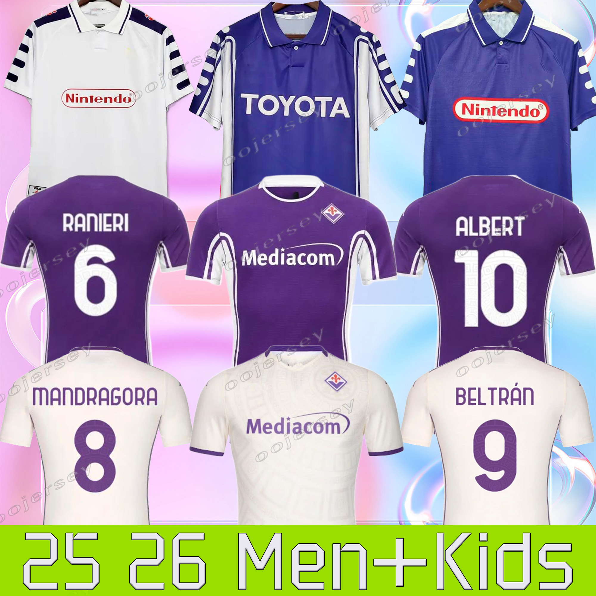 2025 2026 fiorentinas soccer jerseys J. IKONE 25 26 Batistuta CASTROVILLI Florence jersey ACF JOVIC A. CABRAL Milenkovic KEAN ALBERT men football shirt S-4XL 666