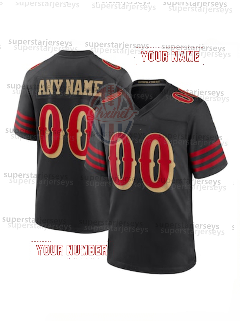 Stitched Joe Montana Jerry Rice Ronnie Lott Brock Purdy Christian McCaffrey George Kittle Nick Bosa Deebo Samuel Sr Brandon Aiyuk Fred Warner San 49 F