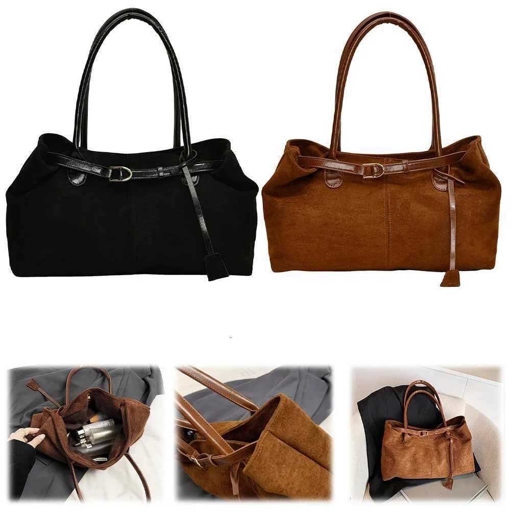 Wen PU Fi Shoder Bag Large Capacity Casual Tote Handbag Solid Color Simple Cmuting Bag Travel Hobo Bag D2510171
