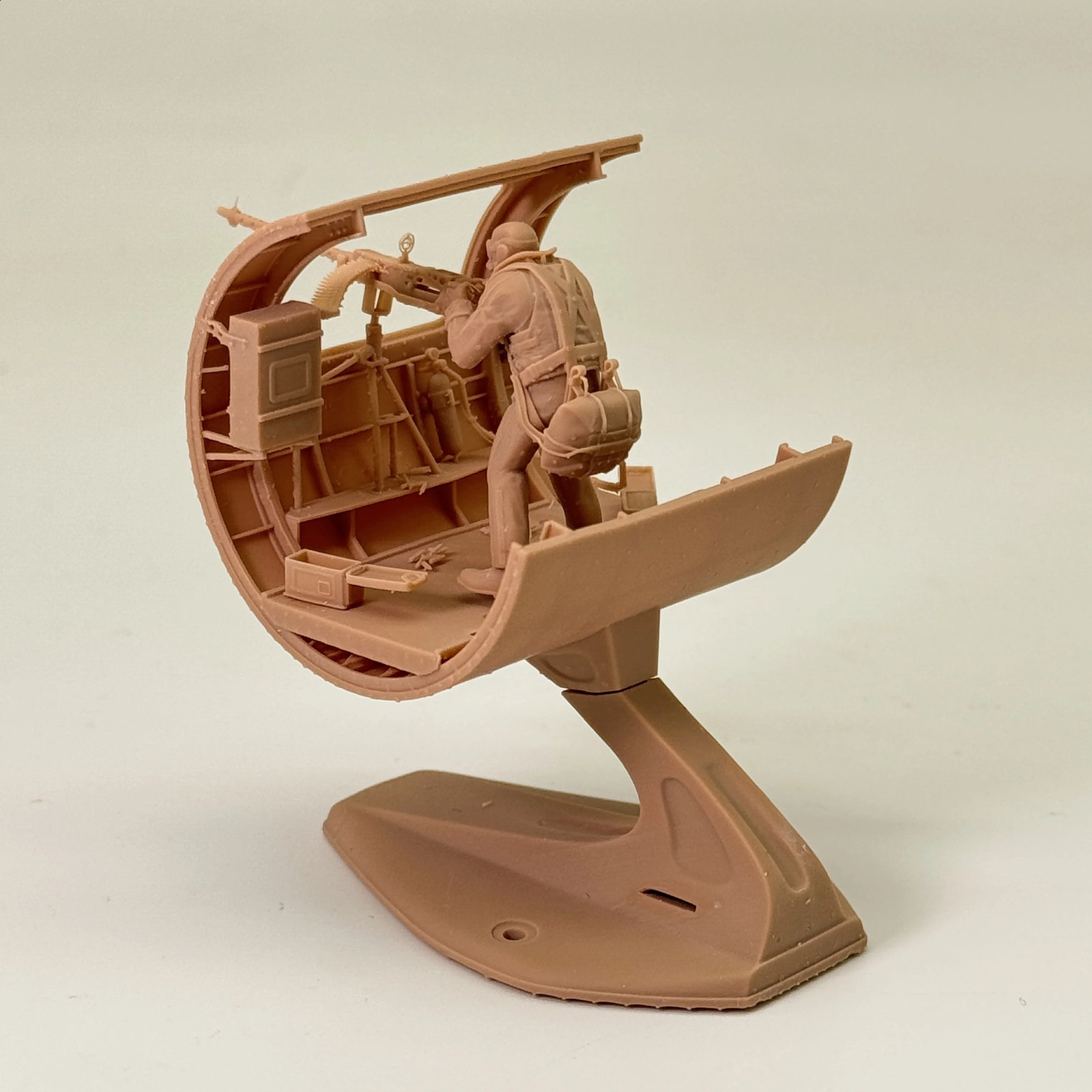 148 172 Scale WAIST Gunner B17 Flying Fortress Resin Model Miniature War Military Diorama 250919