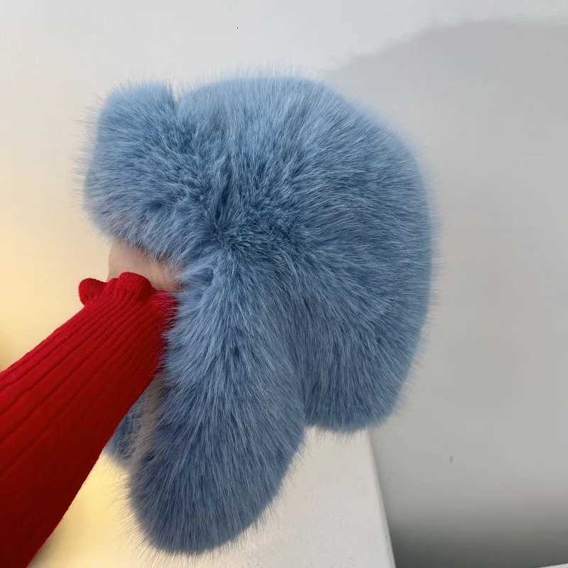 Korean Ins Imitation Mink P Hat Winter Wen Ear Protection Bber Hats Fashion Warm Fluffy Faux Fur Ski Beanies Y2k Gift Y250920