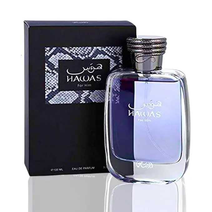 100ML RASASI Hawas For Men Eau de Parfum Long Lasting Signature Premium Arabian Daily Elegance Refreshing Luxurious Masculine F250920