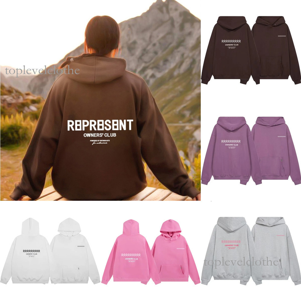 New Representlys Hoody Designer Hoodies Men Pullover Hoody Sweatpants Casual Letter Print Multiple Colors Winter Hoodie Tops Jumper Representerness Hoodie Efc