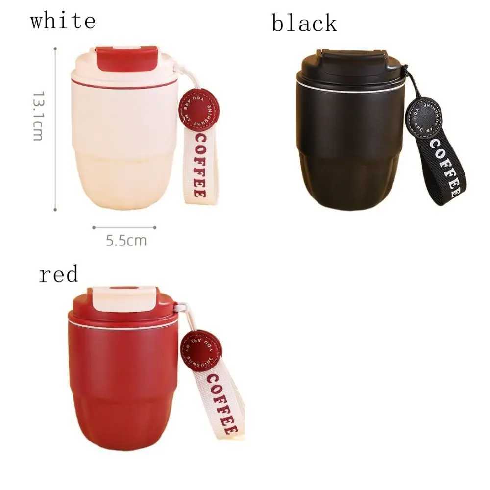 Thermo Bottle Mini Stainless Steel Coffee Mug Portable Small Capacity Vacuum Flasks 260ml Convenient Pumpkin Water Cup Couple F250920