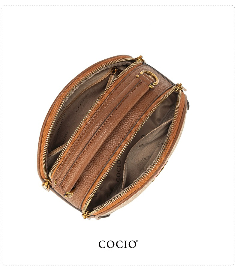 COCIO Free delivery designer bag tote bag Unique texture single shoulder cross body bag underarm bag high capacity