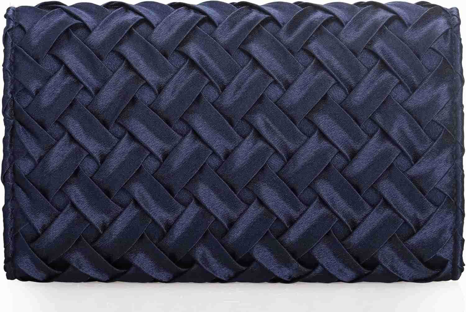 Satin Evening Bag Women Small Dressy Clutch Handbag Formal Purse for WeddingPromBlack tie Party Z2509020