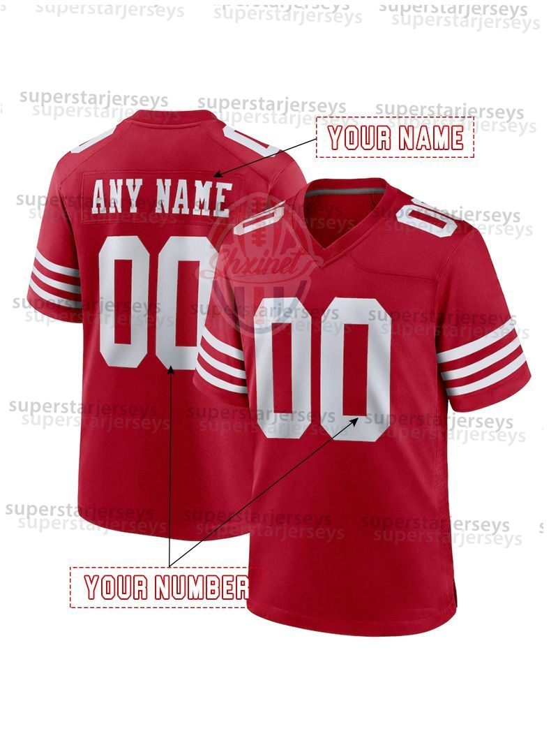 Stitched Joe Montana Jerry Rice Ronnie Lott Brock Purdy Christian McCaffrey George Kittle Nick Bosa Deebo Samuel Sr Brandon Aiyuk Fred Warner San 49 F