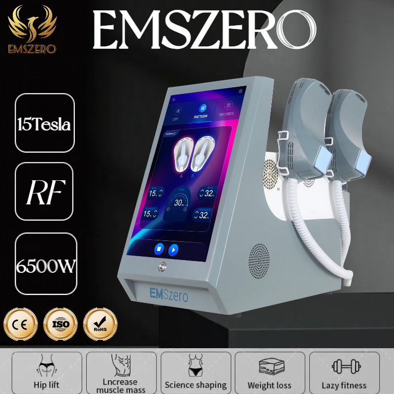 EMSzero professional Body Sculpt Machine 6500W ABS Muscle Stimulator 200Hz EMSzero RF Portable Slimming Body Sculpting and Muscle Building Device Fat 