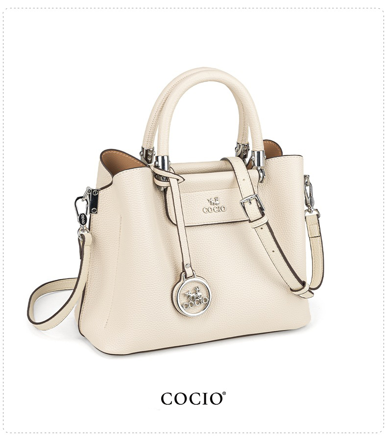 COCIO Free delivery designer tote bag Solid color, simple and fashionable handbag comfortable and casual