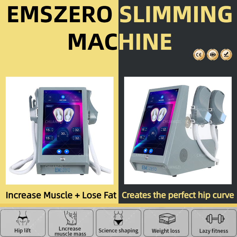 EMSzero Neo RF HIEMT EMS Body Sculpting Muscle Building Machine Shaping 15 Teslas 6500W myoslim Radio Frequency RF Muscle Stimulator Device