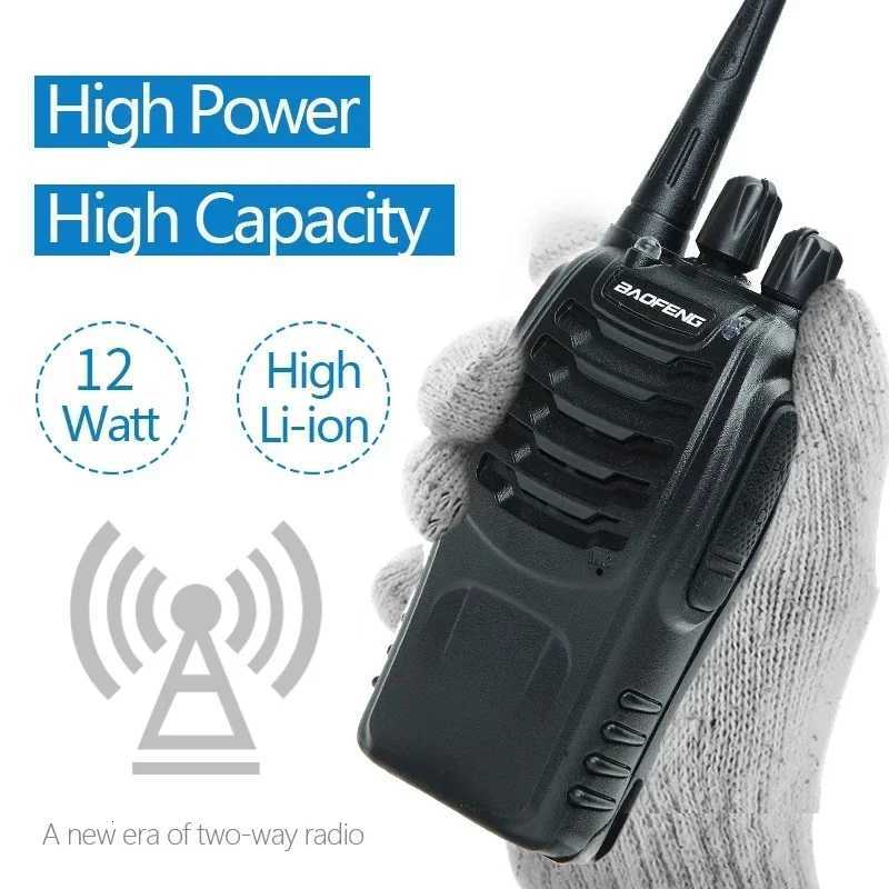 24PCS Baofeng BF888S 12W Walkie Talkie Dual Band Portable Long Range Standby UHF 400470MHz USB Ham Two Way Ra for Hunting Y250920