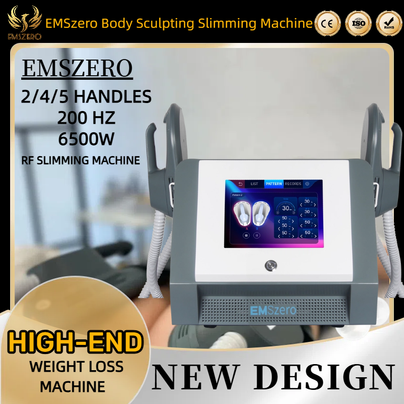 Electro Magnetic Stimulation RF EMS Body Sculpting EMSzero Machine 6500W Sculpt Muscle Stimulation Abdominal Burning Fat Slimming Electromagnetic Weig
