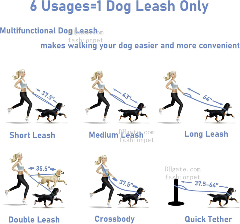 Luxury Dog Collar and Leash Waterproof Adjustable Odor Proof Pet Collars Leashes Easy to Clean 6FT Dog Leash with 2 Hooks for Large Medium Small Dogs 