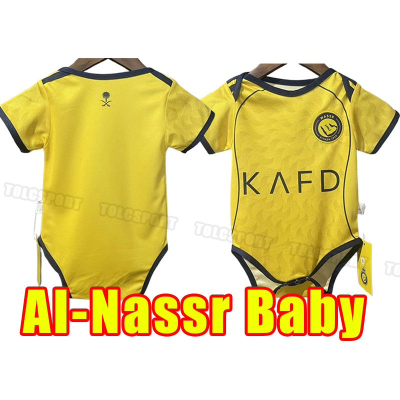 BABY 25 26 Al Nassr FC soccer Jerseys Ronaldo 2025 2026 Home away CR7 Gonzalo Mane Martinez Talisca kids kit Football shiirt Al-Nassr child enfants