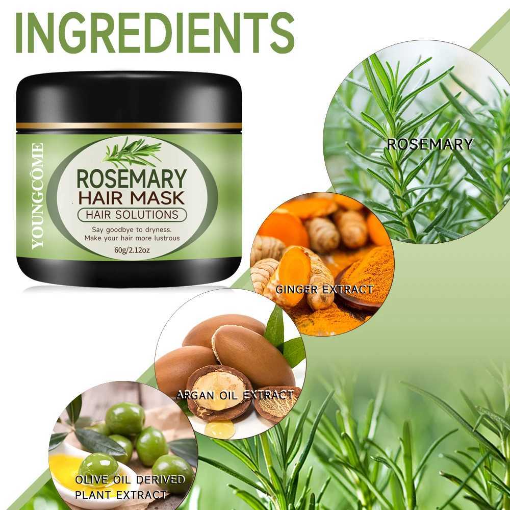 Rosemary Hair Mask Anti Hair Loss Prevent Baldness Thicker Repair Damage Scalp Treatment Shiny Soften Nourish Hair Growth Cream F250919