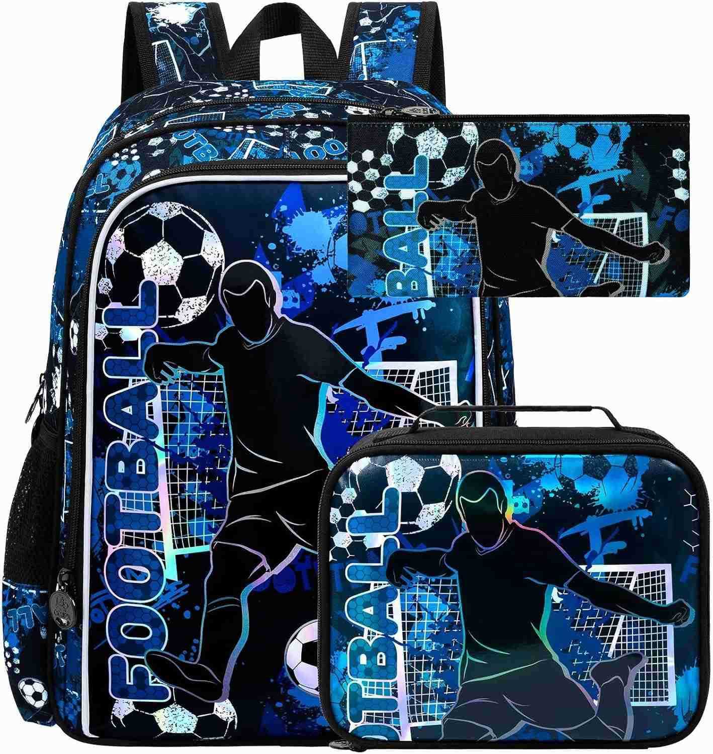 3PCS Unicorn Backpack 17 girls Bookbag with Lunch Box Water Resistant Middle Elementary School Bag for PrechoolZ250920