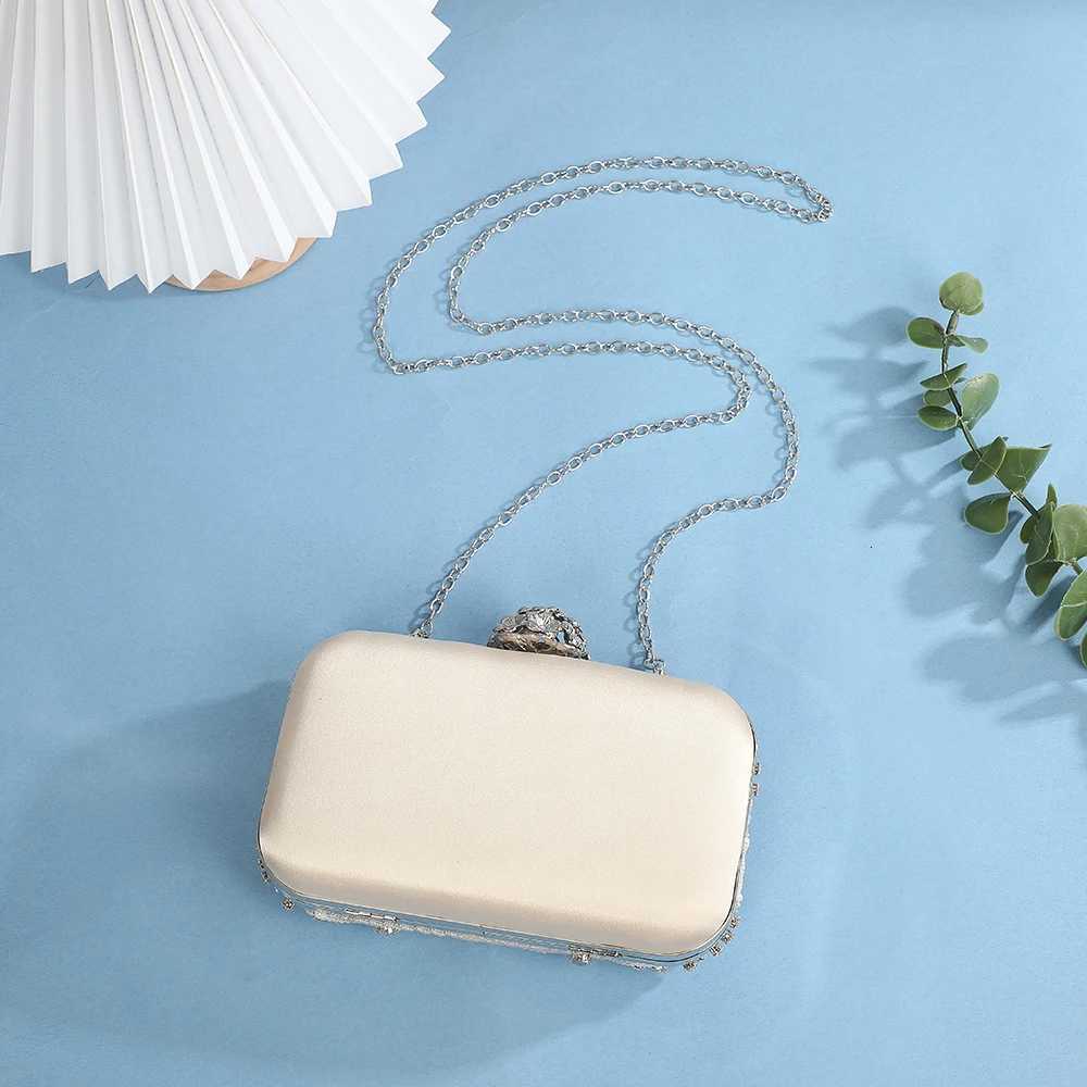 Luxury Designer Diamond Evening Crystal Bag Rhinestone Ladies Clutch Chain shoulder bag Women Wedding dress Party For BrideW250920