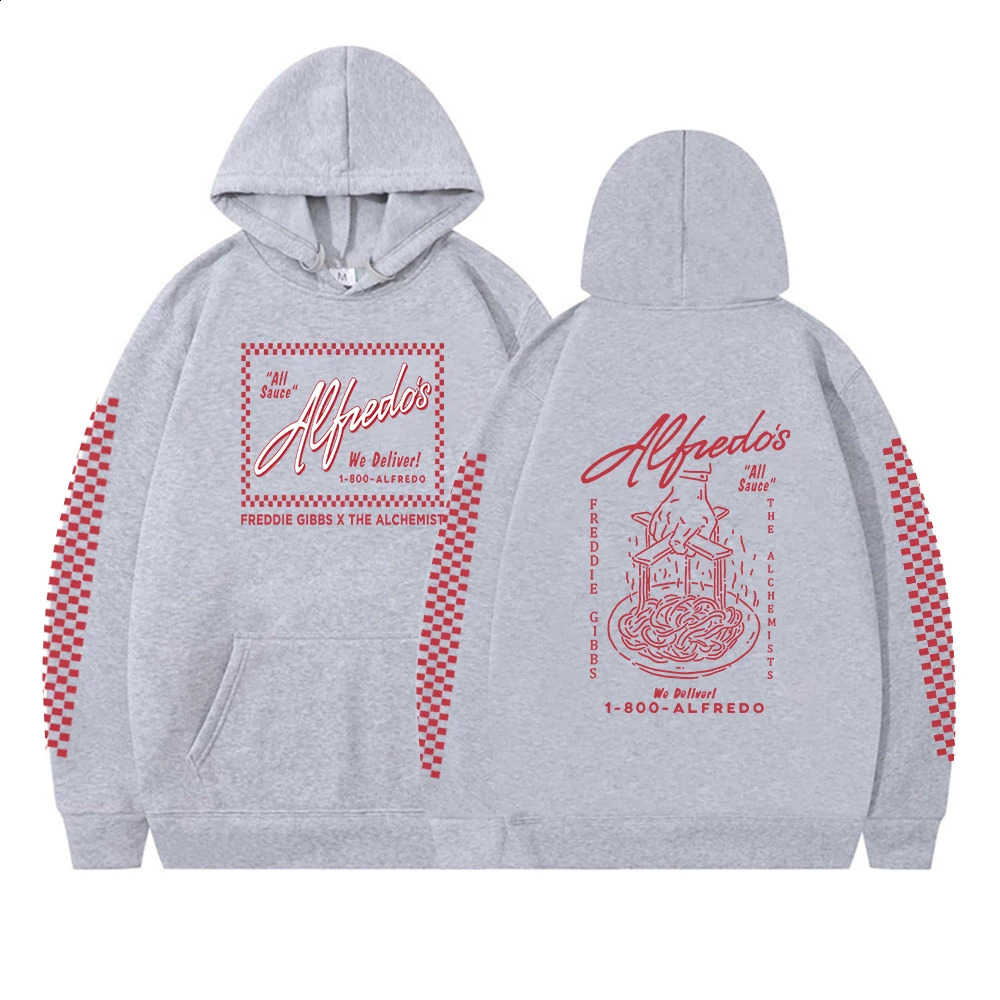 Freddie Gibbs and The Alchemists Alfredo Hoodie Music Alfredo Hoodie Men Women Long Sleeve Streetwear Hip Hop Sweatshirt 250919
