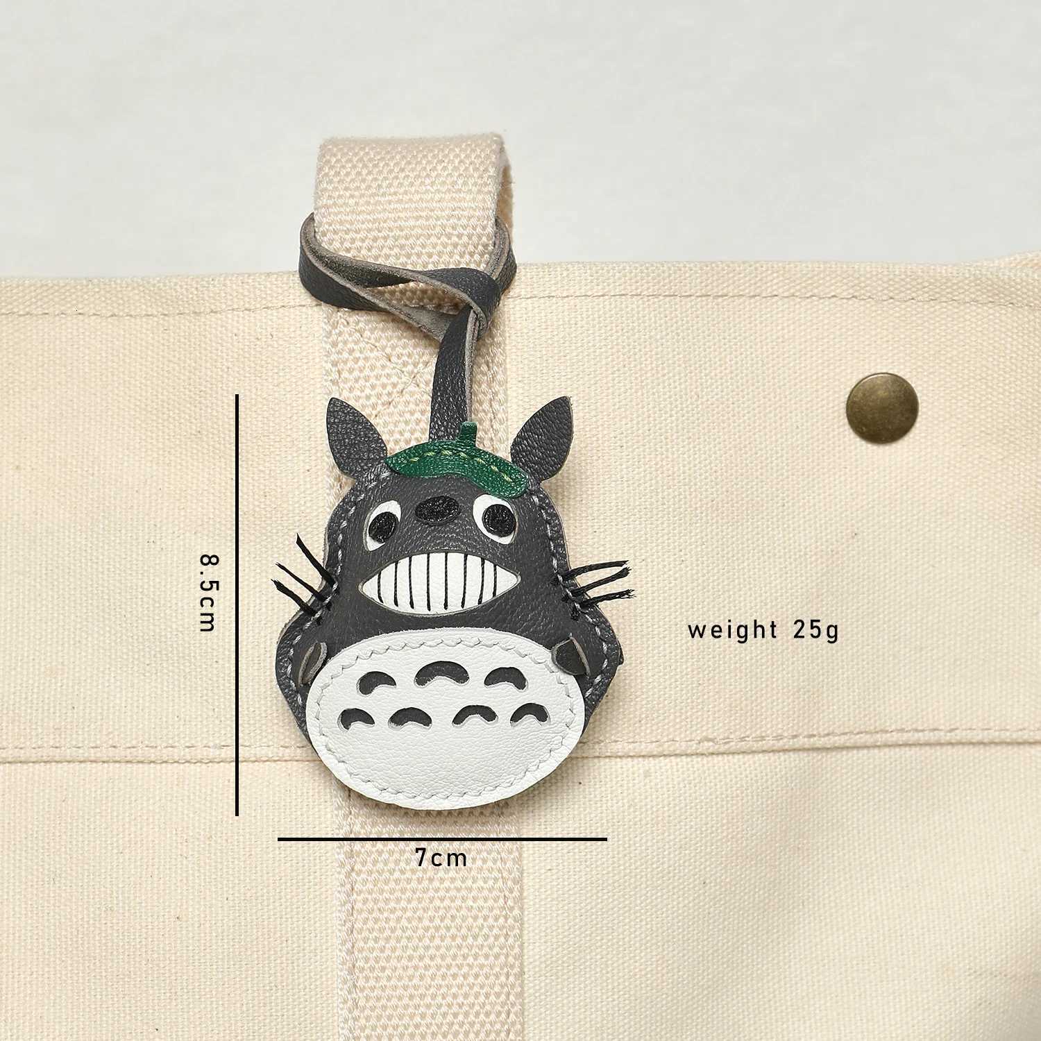 Handmade Sheepskin Chinchilla Real Leather Bag Charm KeyChain Kawaii Animal Bags Backpack Charms Couple Jewelry Bag Accessories Z250920