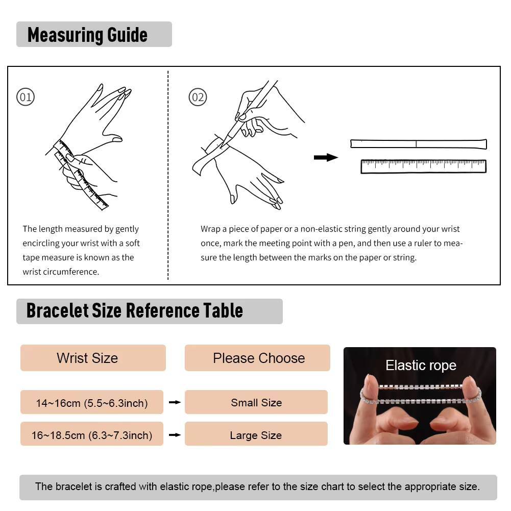 RINNTIN SB217 Rhodium Plated 925 Sterling Silver 3mm Moissaniteia Stretchy Chain Bracelet for Women Tennis Bracelet Jewelry