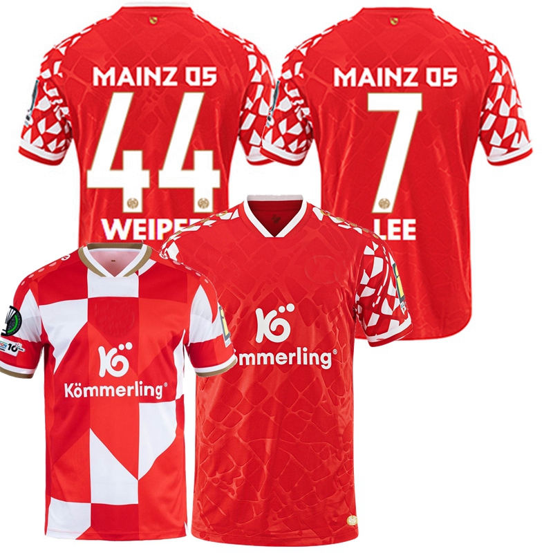 2025 2026 1. FSV Mainz 05 Soccer Jerseys KAISHU NORDIN MALONEY KOHR NEBEL WEIPER CACI WIDMER 25 26 football shirt