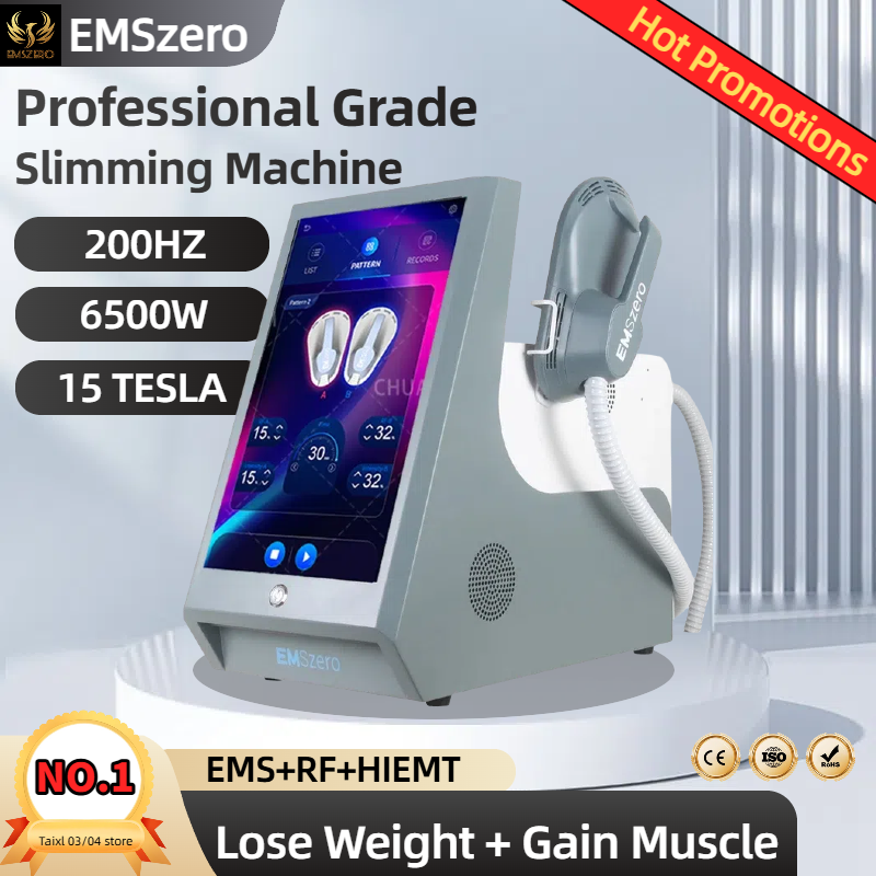 Professional 6500W EMSzero RF Body Sculpting Machine PRO Ultra Fat Burning Hi-emt EMS Electromagnetic Muscle Stimulation Slim