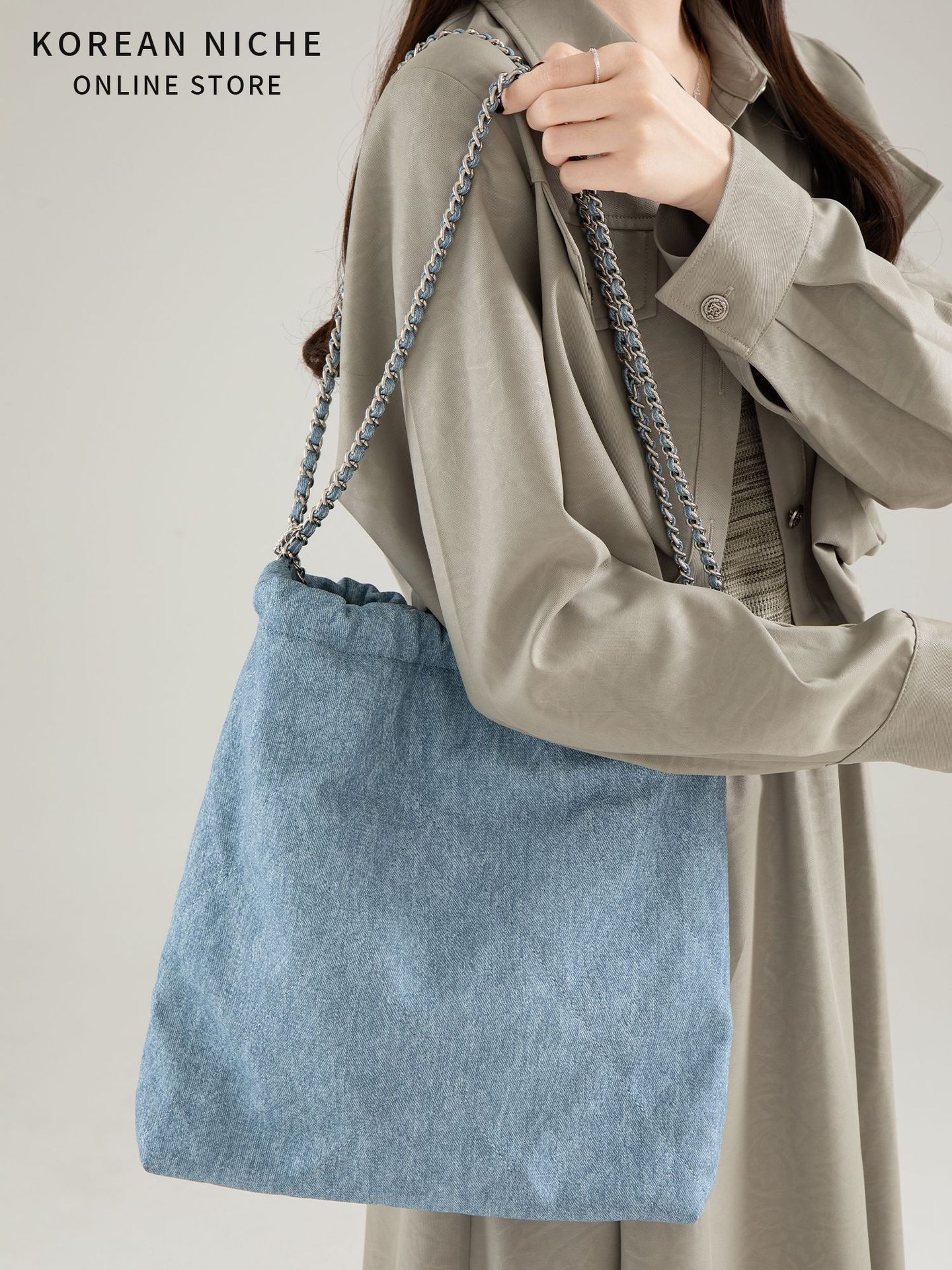 2025 New Style Fashionable Versatile Large-Capacity Tote Women - Korean Version Niche Retro Chain Handheld Single-Shoulder Bag For Commuting