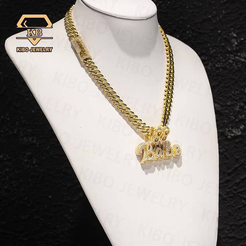 2025 Customized Trend Make Hip Hop Jewelry Rapper Vermeil Finish Chain Big Thickness Heavy Miami Cuban Link Chain for Man
