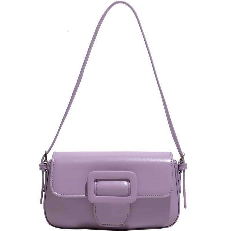 Designer Luxury New Arrival Solid Bag Women Shoulder Retro PU Leather Bags Ladies Simple Messenger Handbag Female Satchels