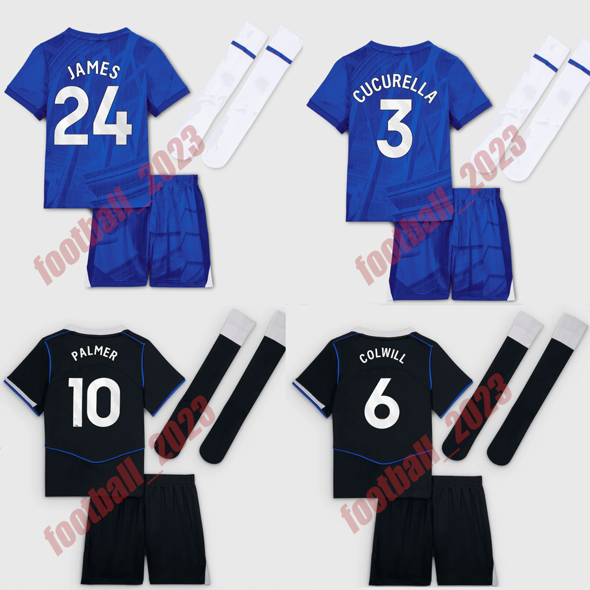 25 26 kids football kits PALMER Soccer Jersey pedro DeLAP home away MUDRYK Madueke EnZO NkUNKU NeTO Jersey