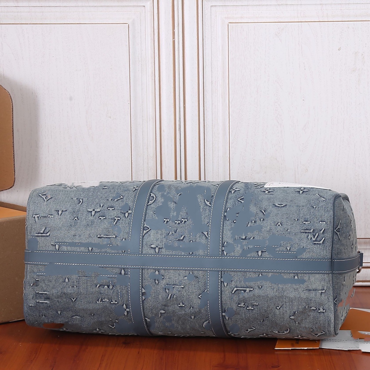 Light luxury denim embossed fashionable print European and American style crossbody bag handbag single shoulder unisex designer bag