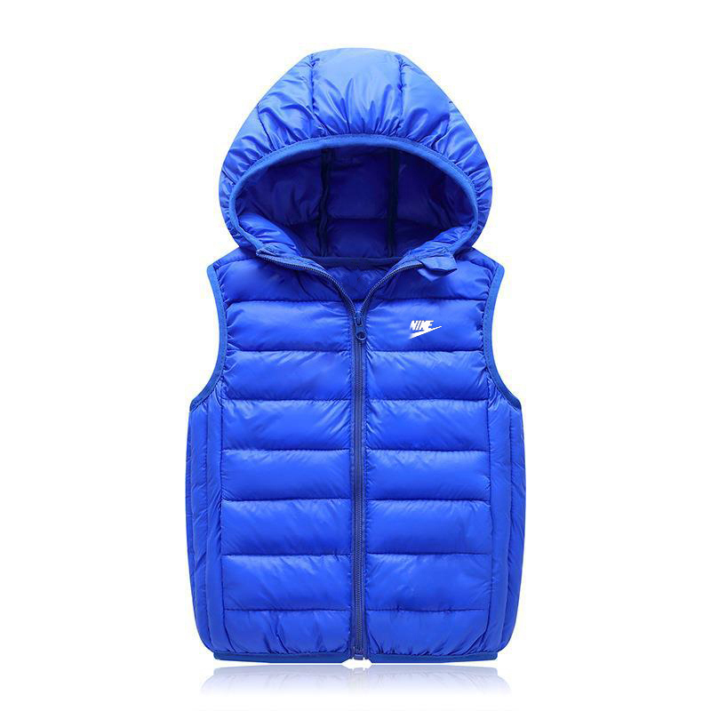 Thick Warm Kids Hooded Down Vest Coats Boys Down Vest Girls Waistcoat Baby Vest Children Clothing
