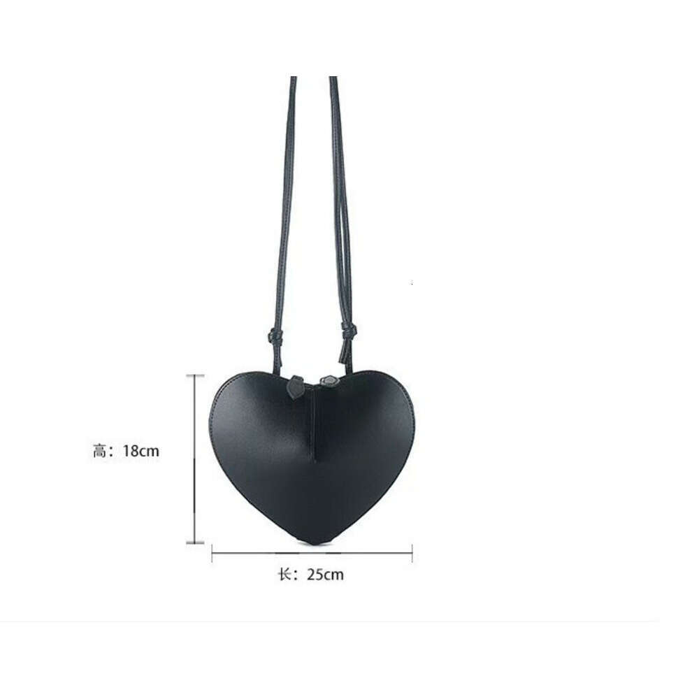 2025 Spring Summer New Single Shoulder Crossbody Heart-Shaped Women's Korean and Japanese Versatile Bag
