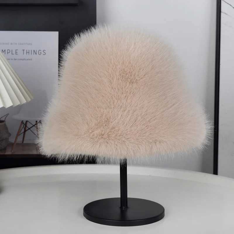 2025 New Winter Wen Fisherman Beanie Hat Thick P Princ Style Cfort Warm C for Large Size Y250920