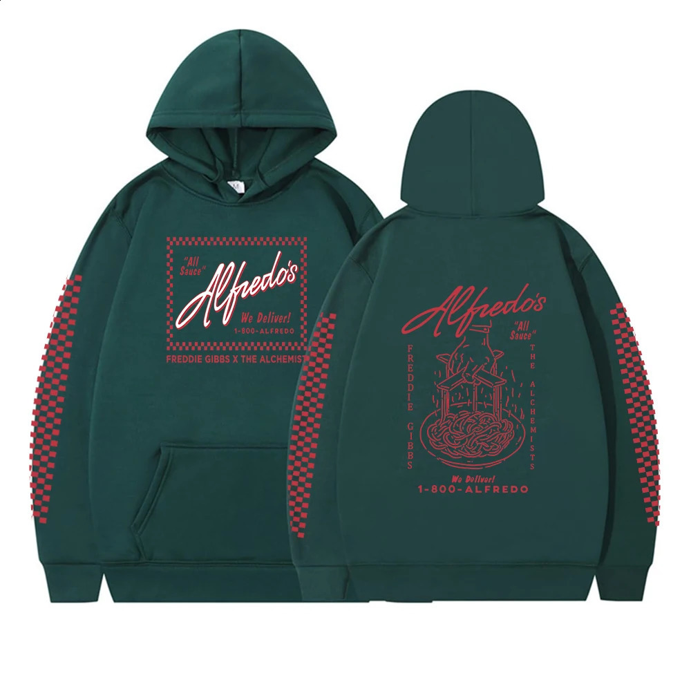 Freddie Gibbs and The Alchemists Alfredo Hoodie Music Alfredo Hoodie Men Women Long Sleeve Streetwear Hip Hop Sweatshirt 250919